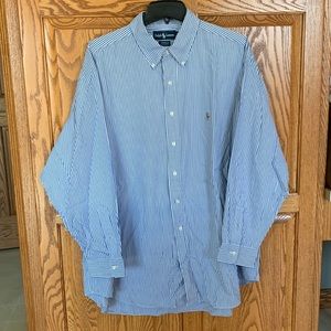 Ralph Lauren Mens classic striped button down